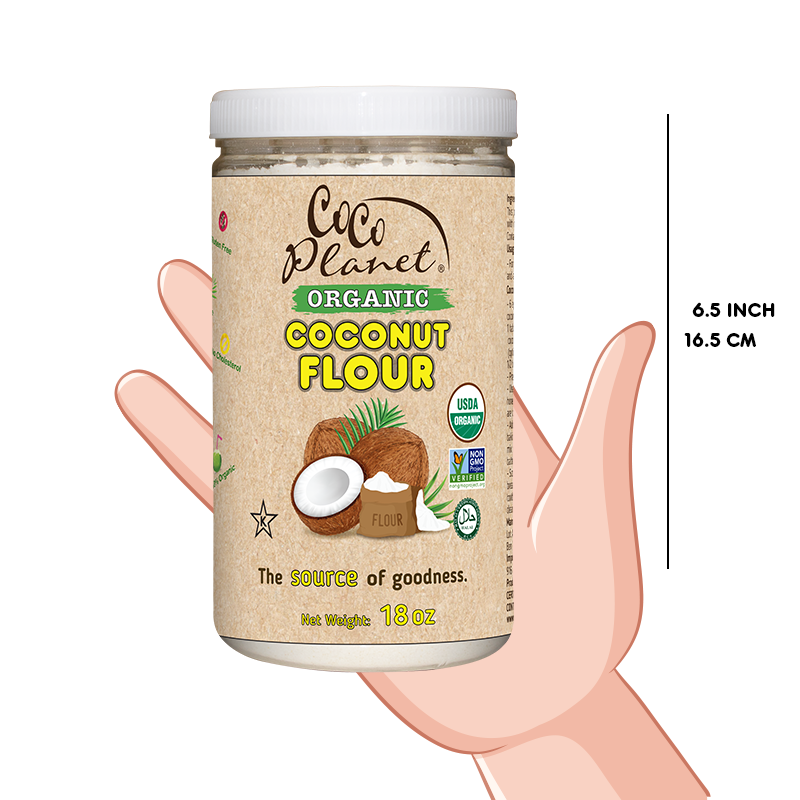 Organic Coconut Flour 18oz – Cocoplanet