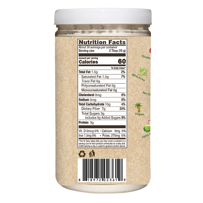 Organic Coconut Flour 18oz – Cocoplanet